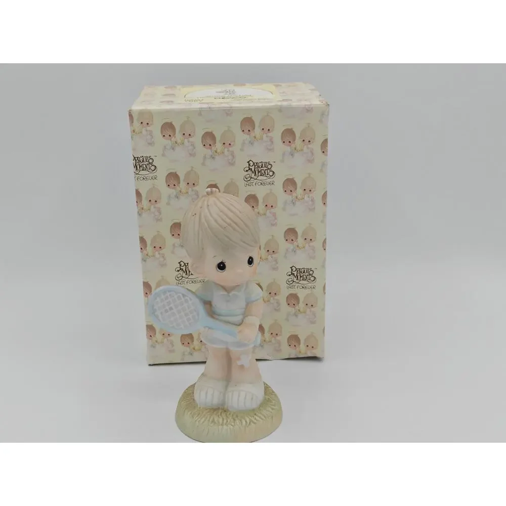 Precious Moments Serving The Lord‎ Porcelain Figurine Enesco 100293 1985